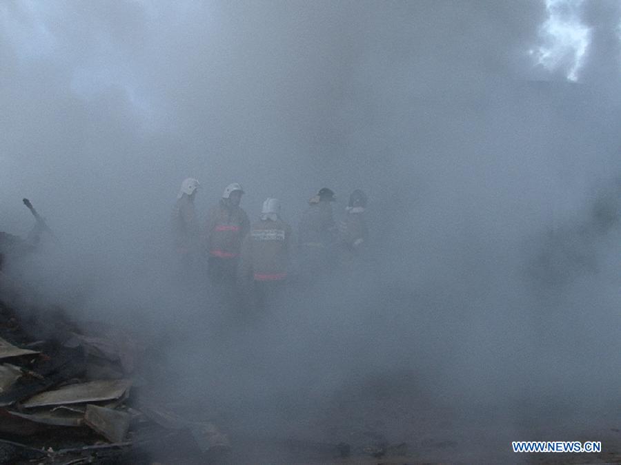 تأكد وفاة 37 شخصا فى حريق مستشفى الأمراض العقلية فى موسكو (6)