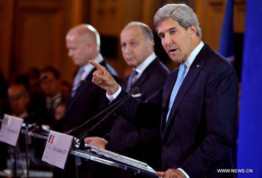 فرنسا والولايات المتحدة وبريطانيا تدعو إلى قرار "قوى وشديد" للأمم المتحدة حول الأسلحة الكيميائية السورية 