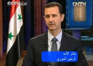 الرئيس السوري بشار الأسد يتحدث عن الأسلحة الكيماوية