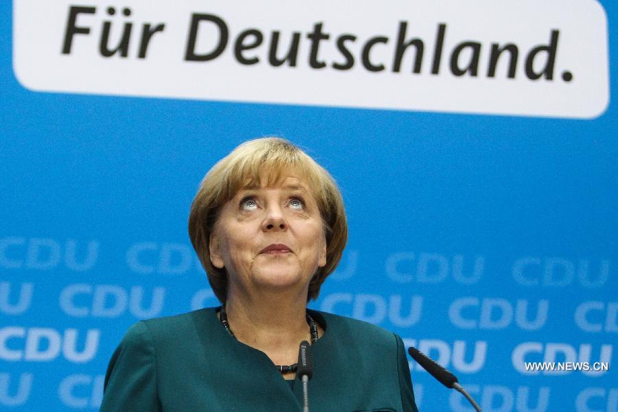 شولز: نتائج الانتخابات الالمانية "نجاح كبير" لميركل