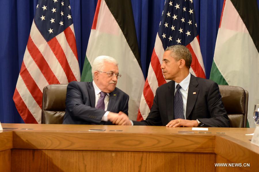 أوباما وعباس يتعهدان بدعم عملية السلام في الشرق الأوسط