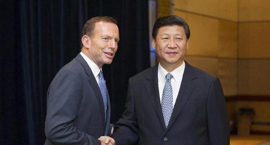 الصين واستراليا تتعهدان بتعزيز العلاقات 