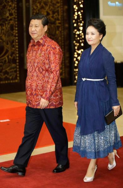 صور:الأزياء الأنيقة لزوجة الرئيسي الصيني شي جين بينغ خلال زيارته لجنوب شرق آسيا  (14)