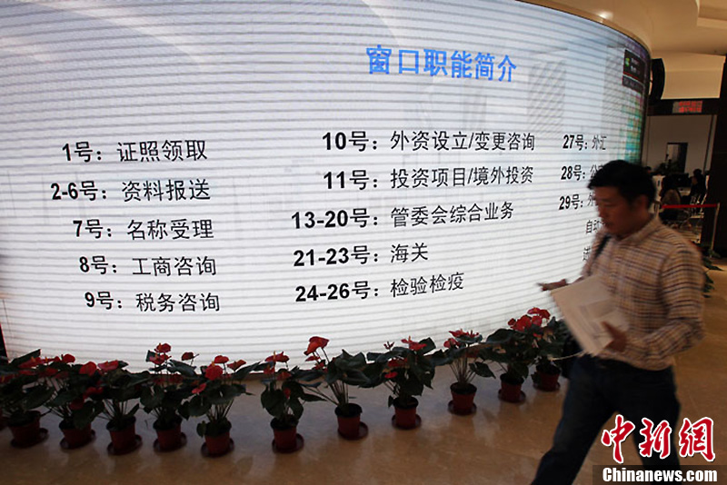صور:توافد الشركات على التسجيل فى منطقة شانغهاي للتجارة الحرة   (4)