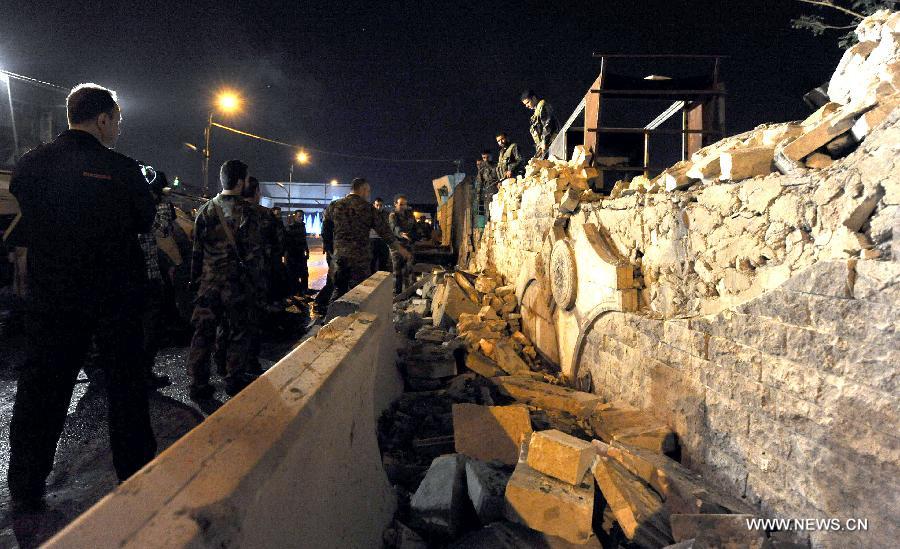 تفجير "انتحاري" بسيارتين مفخختين قرب مبنى الاذاعة والتلفزيون في دمشق