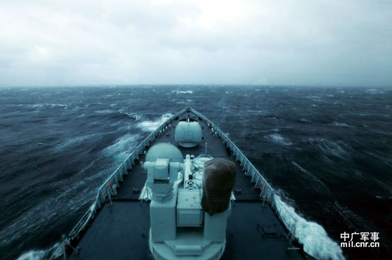 أسطول القوات البحرية الصينية يمر بمضيق ماجلان للمرة الأولى (4)