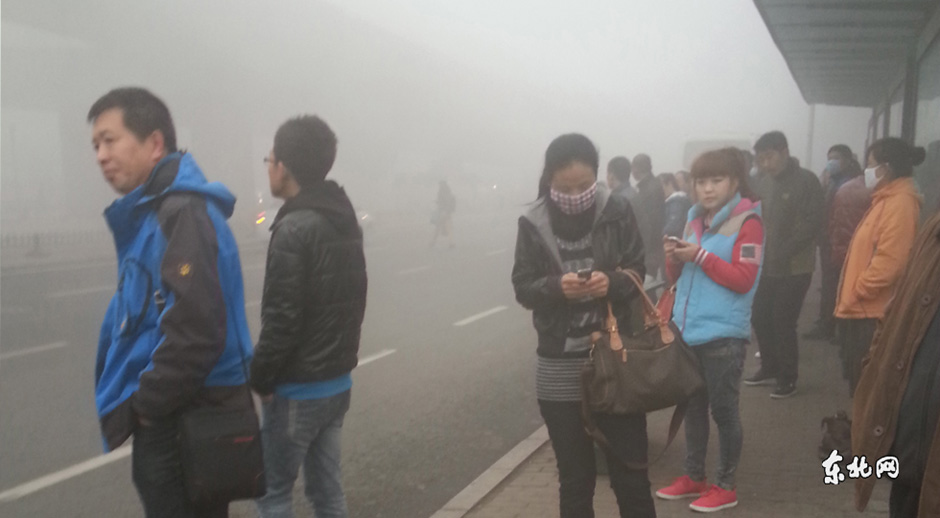استمرار الضباب الكثيف في شمال شرقي الصين  (20)