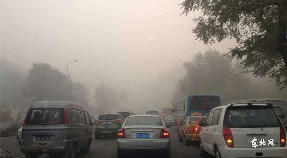 استمرار الضباب الكثيف في شمال شرقي الصين  (21)