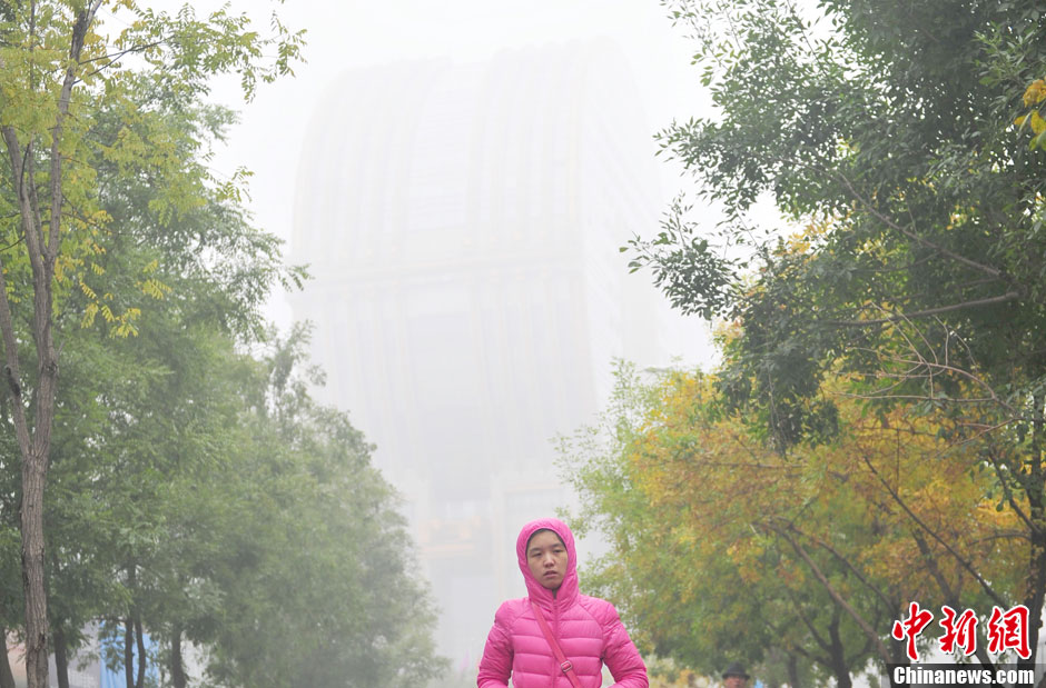 استمرار الضباب الكثيف في شمال شرقي الصين  (2)