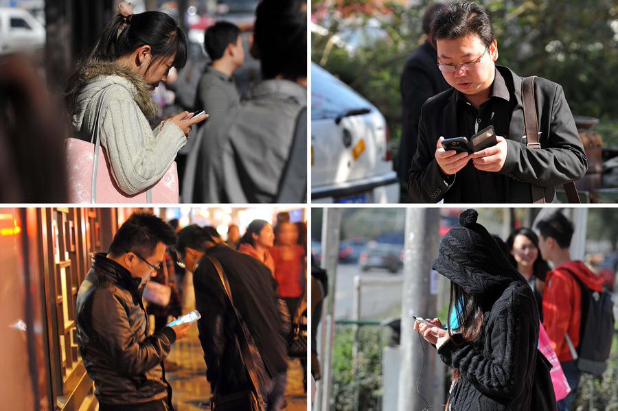 الصينيون يتصفحون الانترنت 12 ساعة أسبوعيا بهواتفهم الذكية 