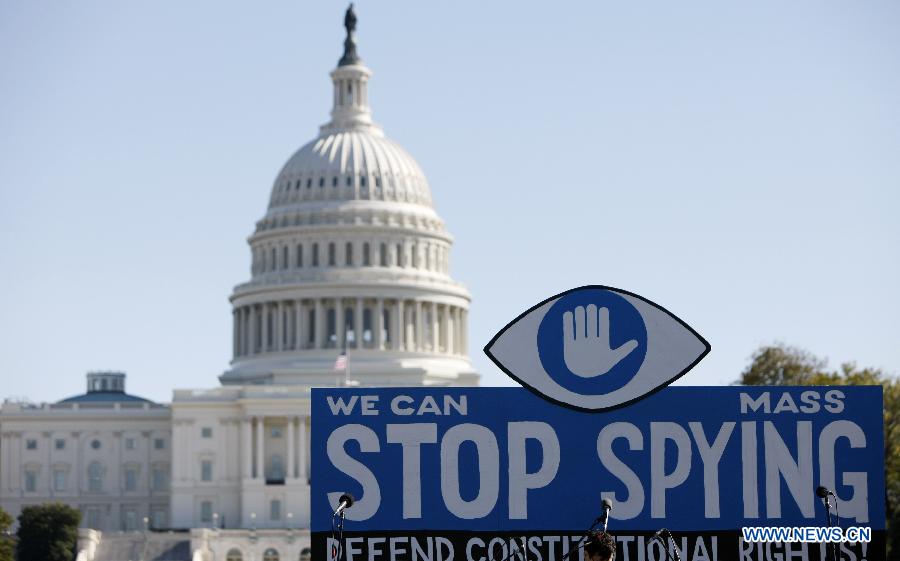 مظاهرة في واشنطن لمطالبة وكالة الأمن القومي بوقف برنامج التجسس