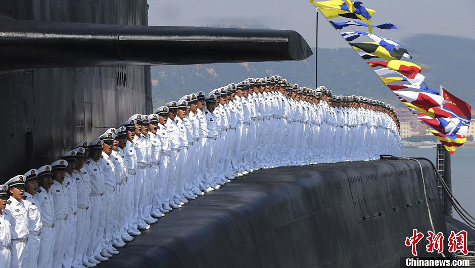 صور عالية الدقة:الكشف عن وحدة الغواصة النووية للقوات البحرية الصينية  (15)