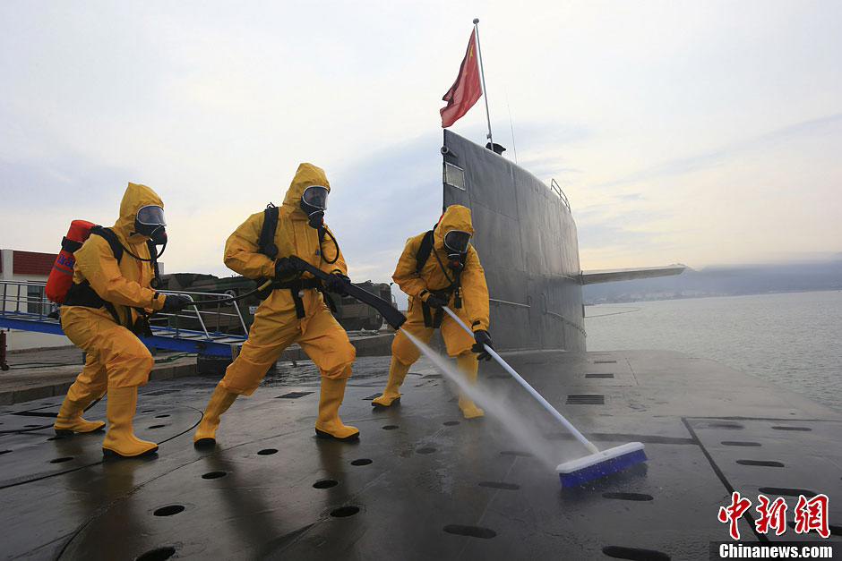 صور عالية الدقة:الكشف عن وحدة الغواصة النووية للقوات البحرية الصينية  (9)