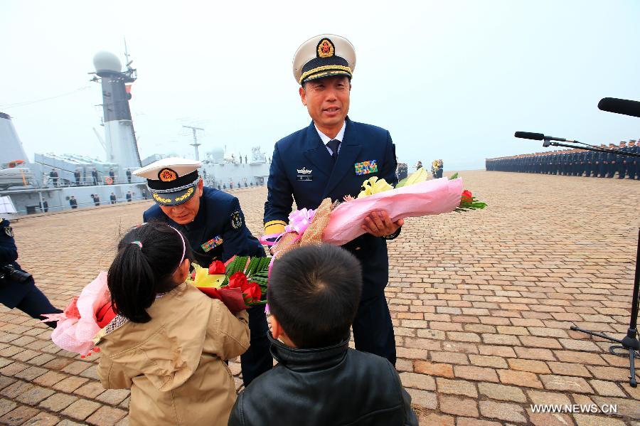 أسطول 113 للبحرية الصينية يعود الى الصين بالنجاح  (5)