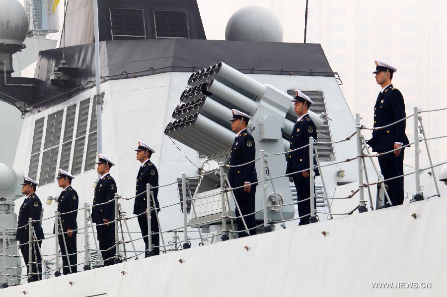 أسطول 113 للبحرية الصينية يعود الى الصين بالنجاح  (4)
