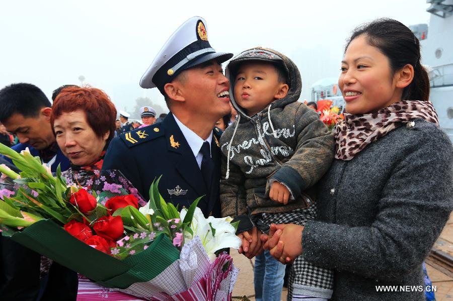 أسطول 113 للبحرية الصينية يعود الى الصين بالنجاح 