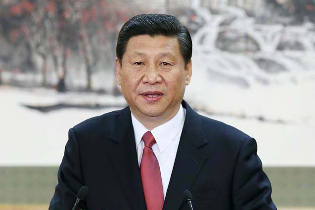 شي يقود القيادة العليا  للجنة الدائمة للمكتب السياسي للجنة المركزية ال18 للحزب الشيوعي الصيني للقاء الصحفيين
