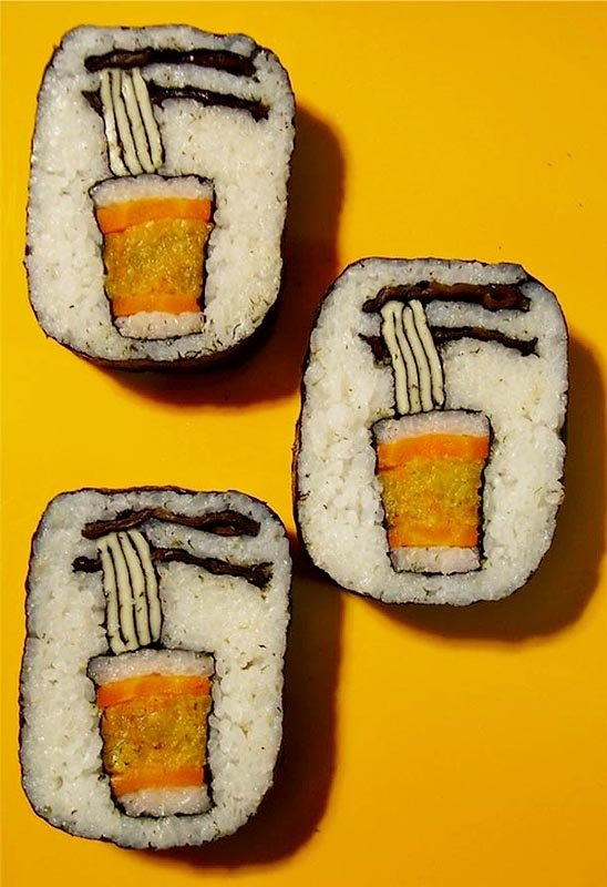طاه يحول أطباق السوشي إلى إبداعات فنية  (8)