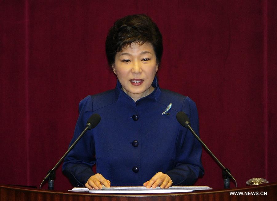 رئيسة كوريا الجنوبية تتعهد بإرساء الأسس لإعادة التوحيد مع كوريا الديمقراطية 