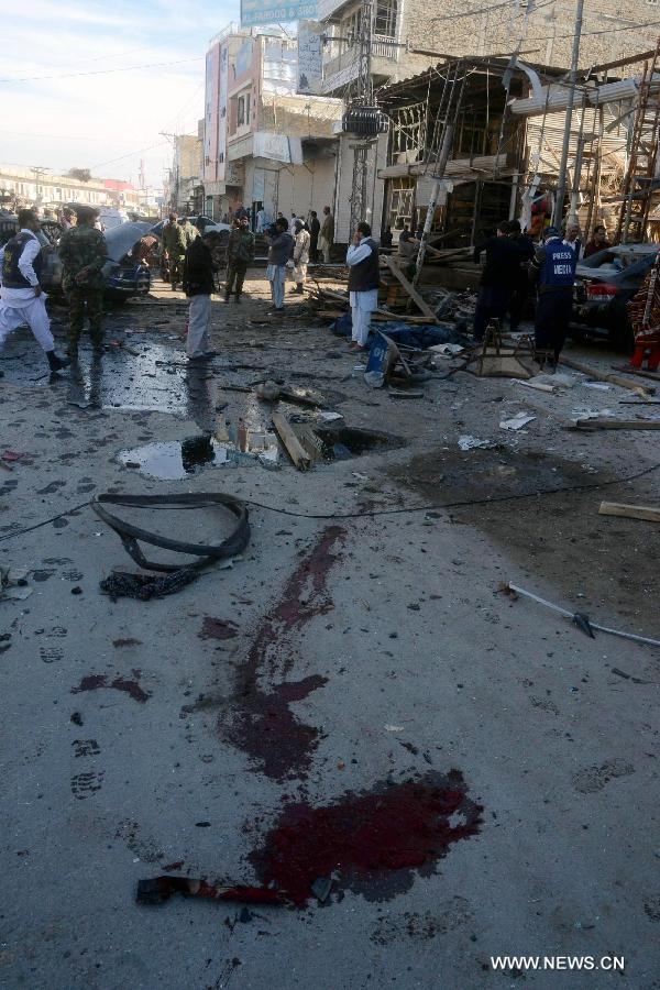 مصرع 8 أشخاص وإصابة 58 آخرين في انفجار وقع في باكستان 