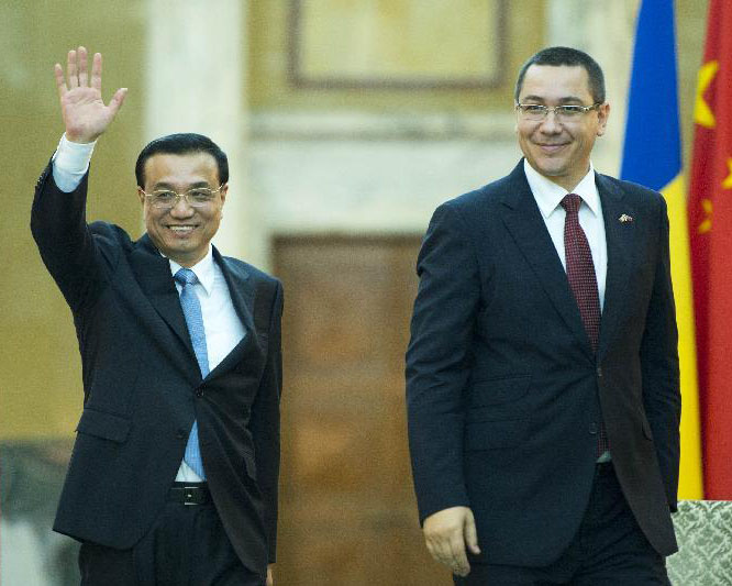 رئيس مجلس الدولة الصيني: الصين على استعداد لتعزيز العلاقات مع رومانيا 