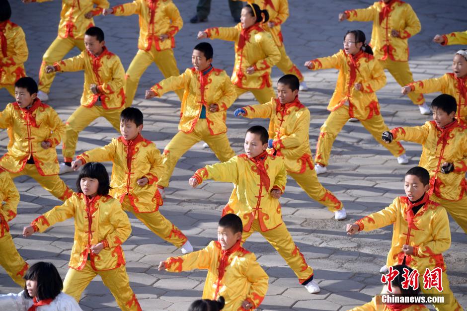 استبدال رياضة الجمباز بالووشو الصيني لتلاميذ في مدرسة ابتدائية صينية  (3)