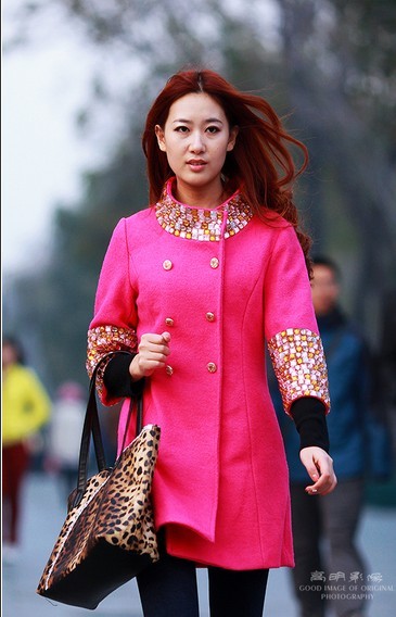أزياء شوارع بكين: حسناوات يشكلن منظرا جميلا في الشتاء (12)