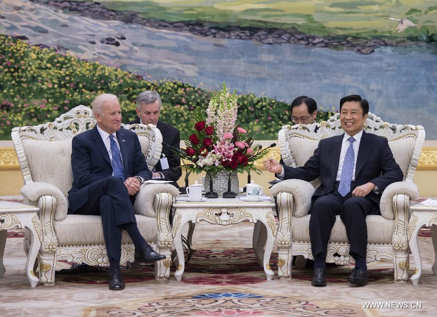 نائب الرئيس الصيني يلتقي بنظيره الامريكي  (2)