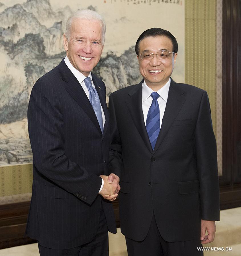 رئيس مجلس الدولة الصينى يتطلع إلى تعاون عالى المستوى بين الصين والولايات المتحدة 