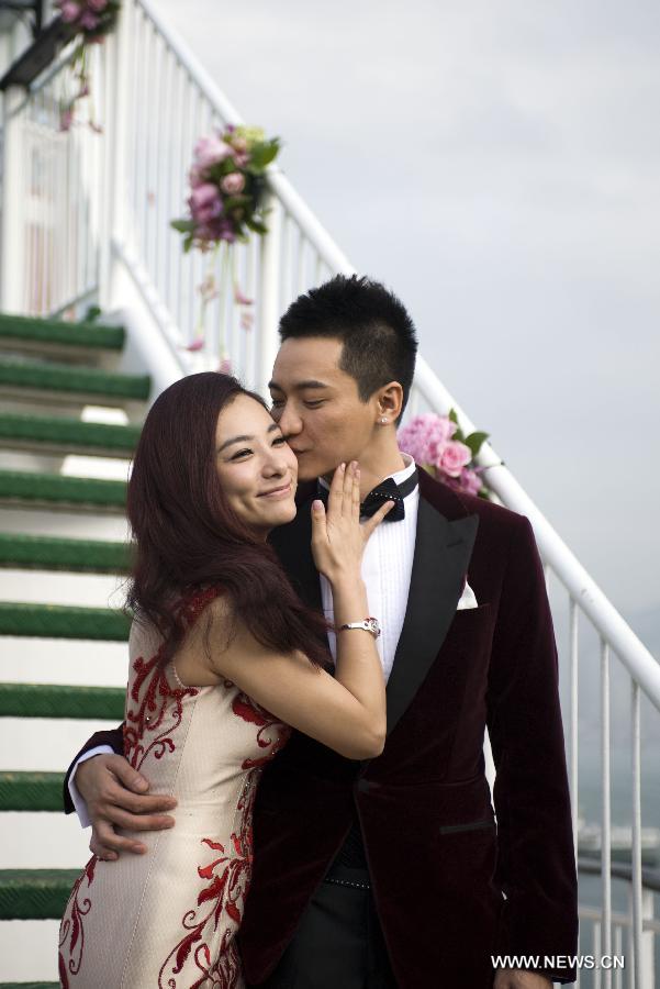 حفلة الزفاف "على البحر" للبطلة الأولمبية ليو شوان 