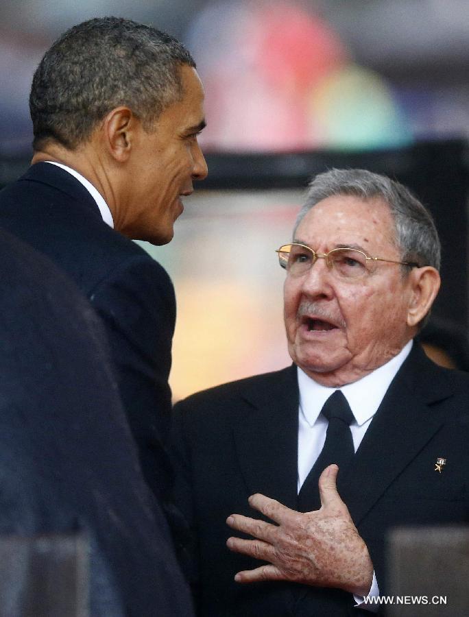 هافانا: مصافحة كاسترو وأوباما قد تشير إلى تحسن العلاقات 
