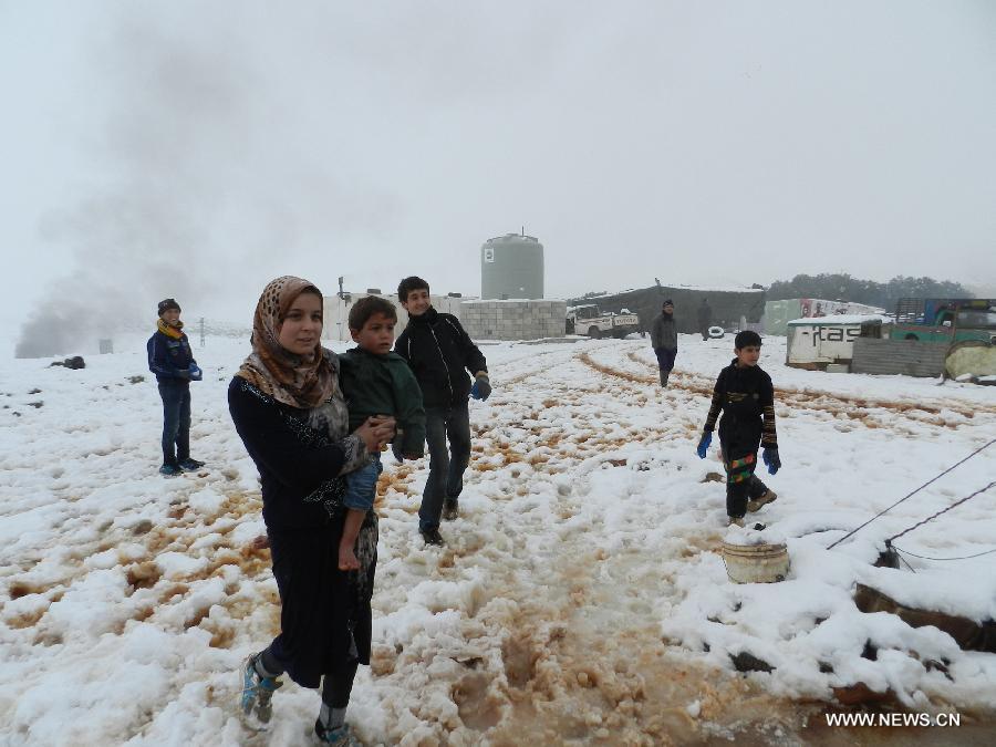 تحقيق : النازحون السوريون في لبنان فريسة للعاصفة "الكسا" (4)