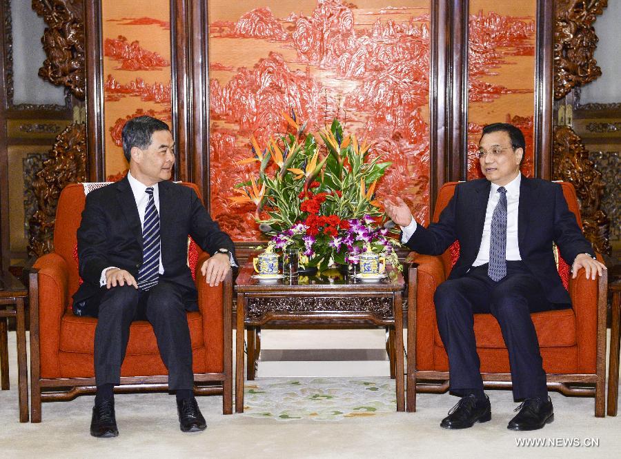 رئيس مجلس الدولة الصيني يواصل دعم هونج كونج