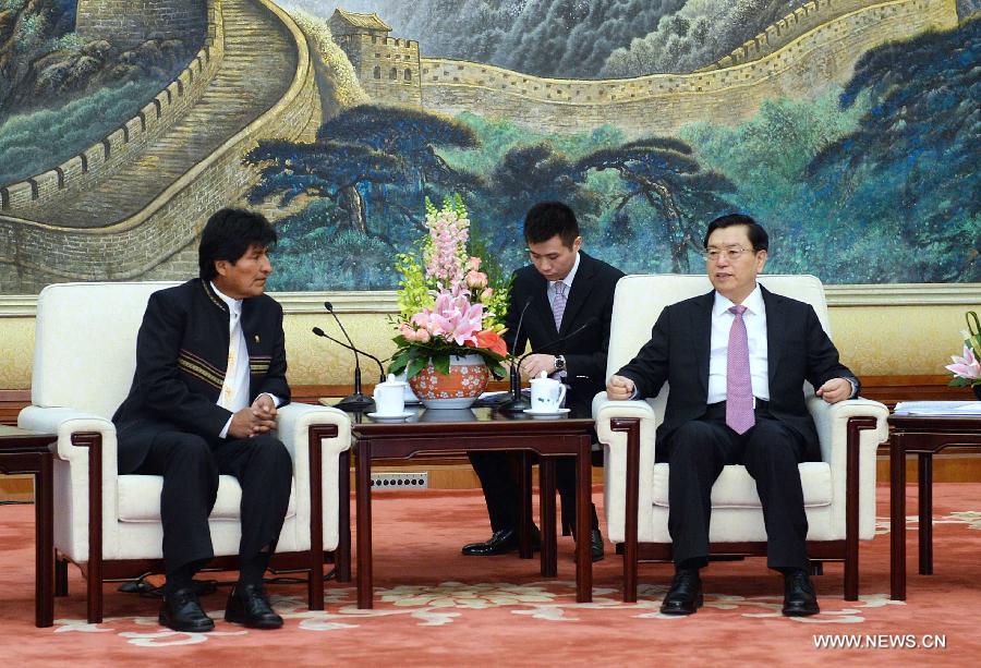 كبير المشرعين الصينيين يتعهد بالتعاون مع بوليفيا  (2)