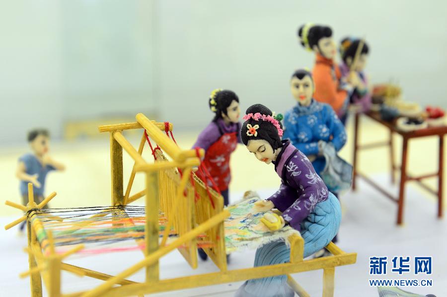 فن دمى عجين يستقبل عيد الربيع في مقاطعة شاندونغ 