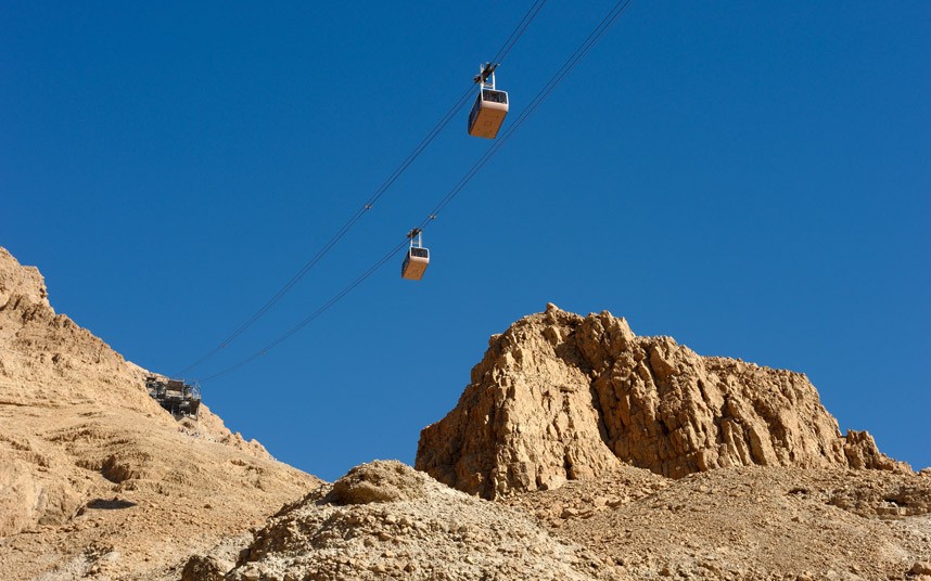 18. Masada Cable Car  بإسرائيل