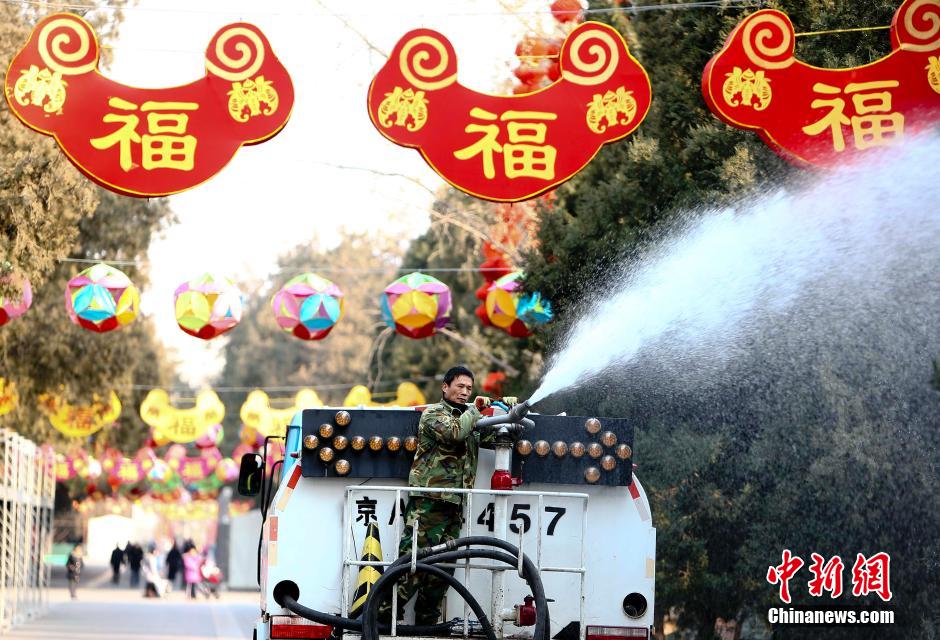 مهرجان معبد ديتان ببكين يستقبل عيد الربيع