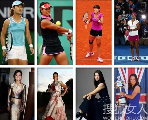 التاريخ التطوري لموضة أزياء لي نا - أفضل لاعبة تنس في الصين