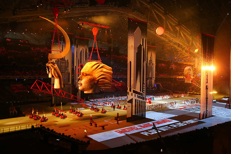 افتتاح دورة الألعاب الأوليمبية في سوتشي بحضور الرئيس الصيني (12)