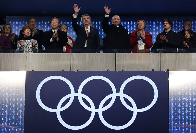 افتتاح دورة الألعاب الأوليمبية في سوتشي بحضور الرئيس الصيني (7)