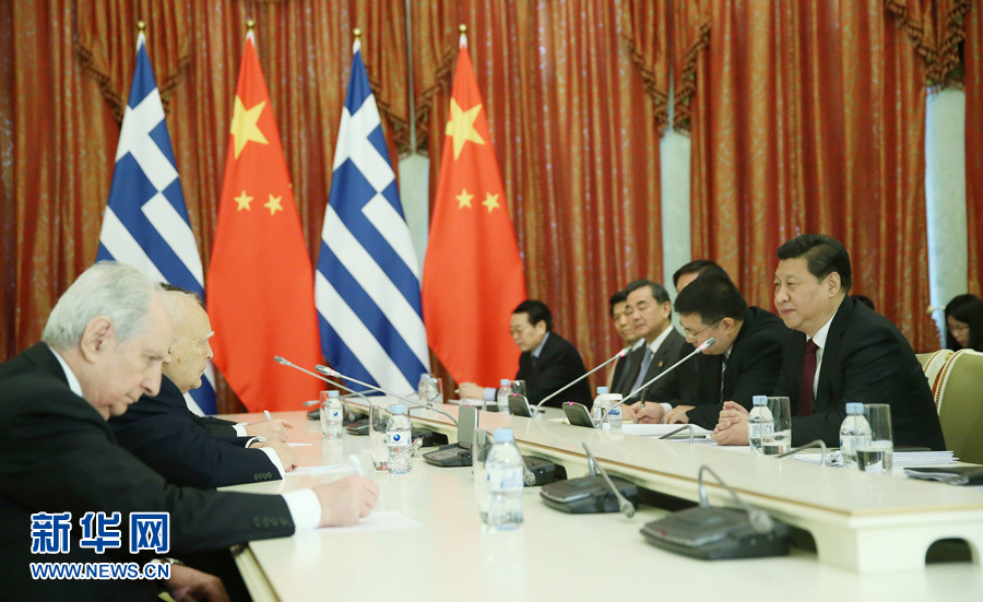 الرئيسان الصينى واليونانى يتعهدان بتعزيز التعاون المشترك