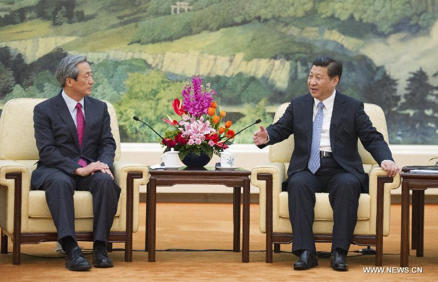 الرئيس الصينى يجتمع مع مشرعين من جمهورية كوريا