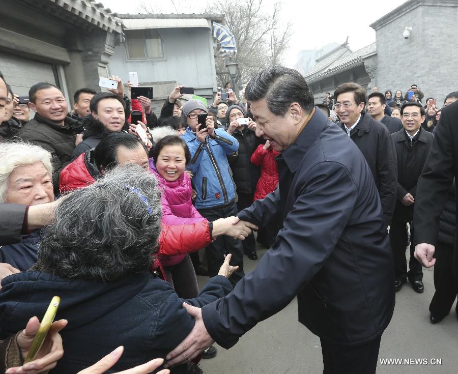 الرئيس الصيني يشدد على أهمية مكافحة التلوث الجوي خلالة جولته في بكين