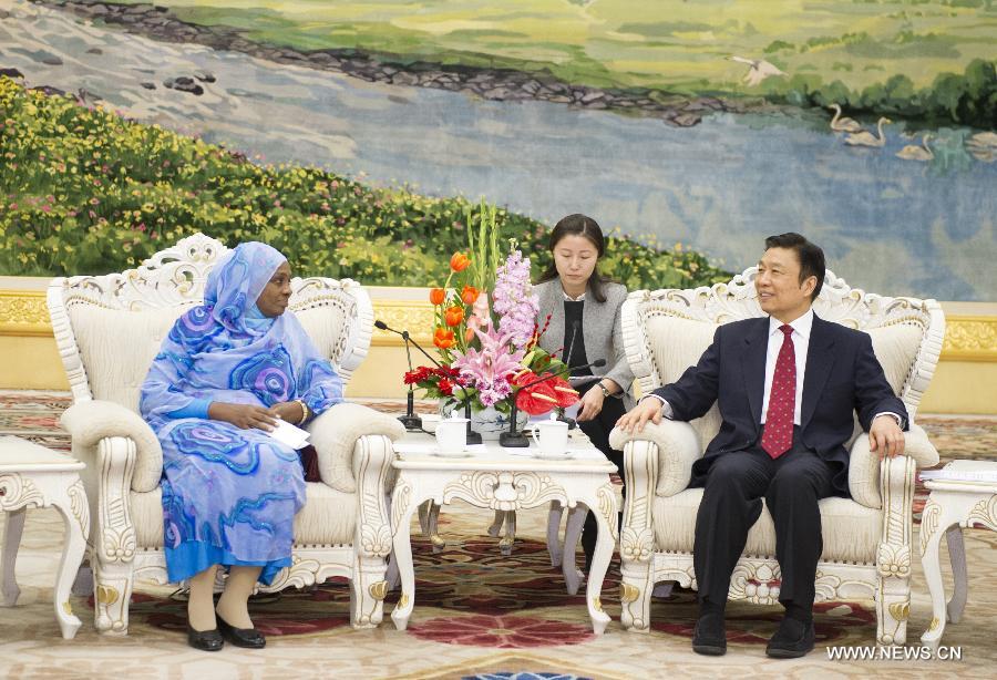 نائب الرئيس الصينى يجتمع مع وفد سياسى سودانى 