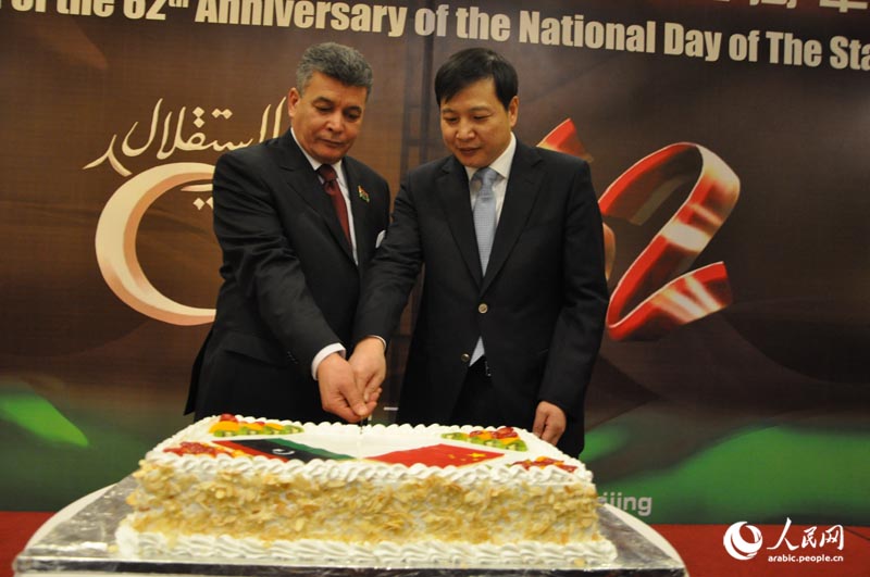 سفارة دولة ليبيا في الصين تقيم حفل استقبال بمناسبة ذكرى الاستقلال الـ 62  (3)