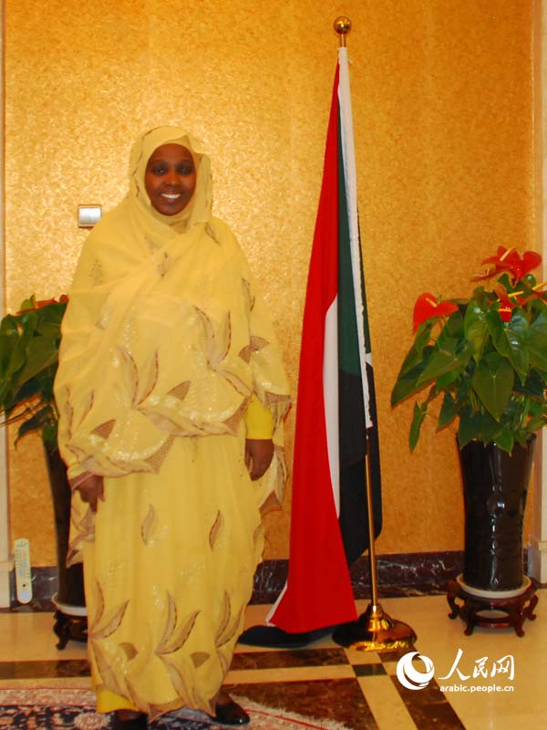 سامية احمد محمد نائب رئيس المجلس الوطني السوداني تثمن عاليا زيارتها للصين  (2)