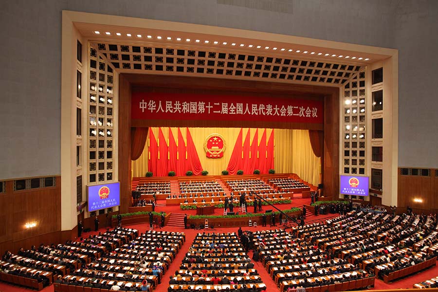(الدورتان) بدء الدورة التشريعية السنوية في الصين