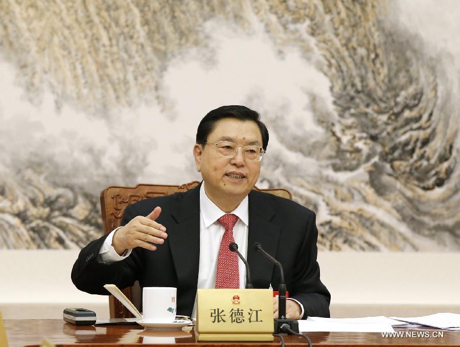 إجراء أول اجتماع لرؤساء الدورة البرلمانية السنوية في الصين