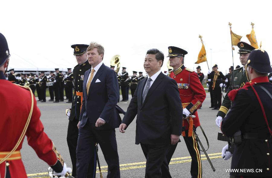 الرئيس الصيني يصل إلى هولندا في زيارة دولة ولحضور قمة الأمن النووي (5)