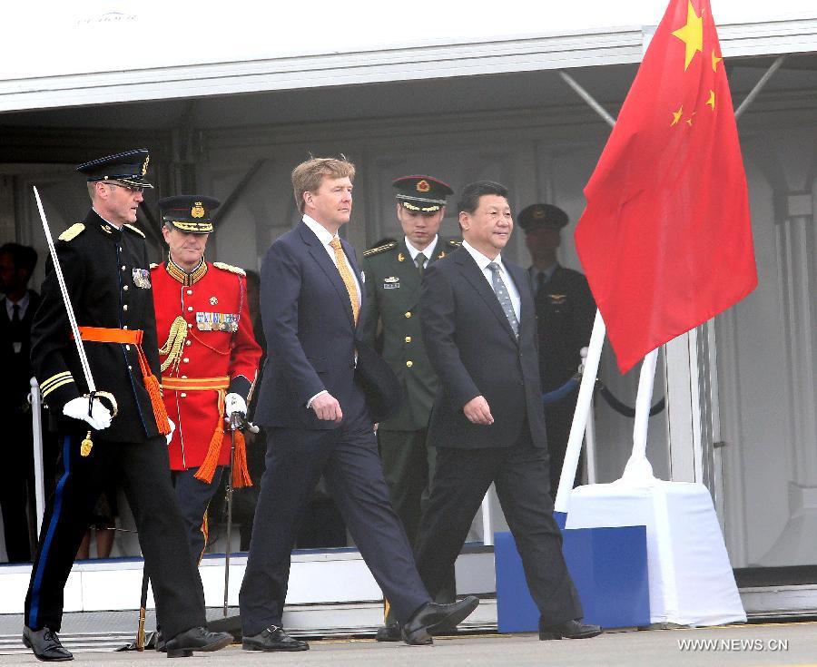 الرئيس الصيني يصل إلى هولندا في زيارة دولة ولحضور قمة الأمن النووي (4)